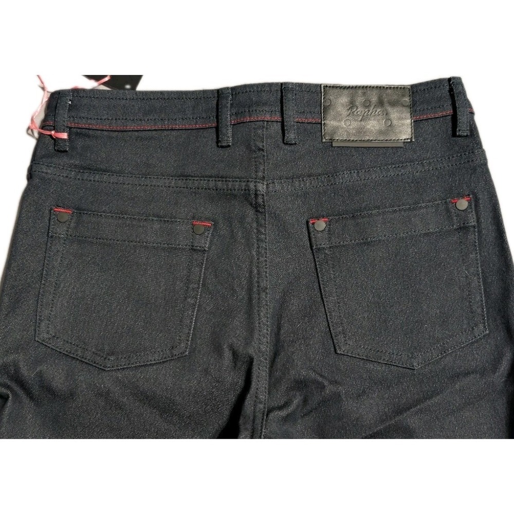 Rapha Womens Cycling Jeans W28 L29 Dark Wash Stretch‎ Reflective Commuter - Picture 10 of 10